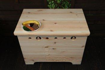 Zu sehen ist das Bild 7 zum Beitrag mit dem Thema: Wurmtee und Wurmhumus aus der eigenen Wurmkiste