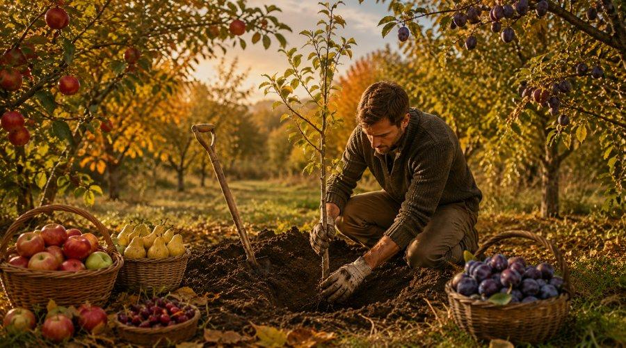 Zu sehen ist das Bild 1 zum Beitrag mit dem Thema: Obstbäume pflanzen im Herbst